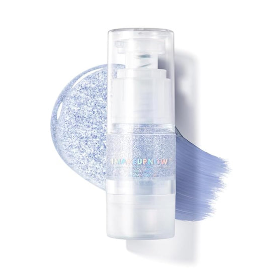 Primer, 2 in 1 All Day Hydration And Color Corrector Primer for Face Dry Skin Before Makeup, Lightweight, Tackle Dryness and Flaking with Dewy Look, Blue - Tone Up Perfector