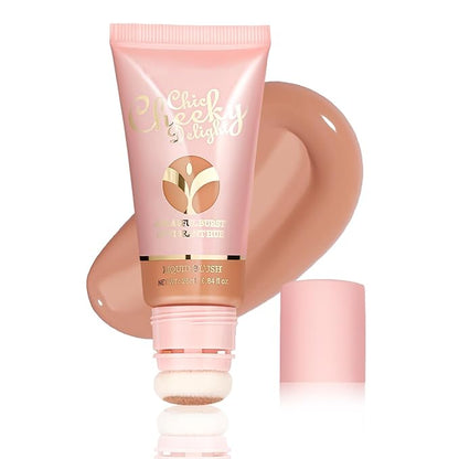Liquid Blush, Cream Blush for Cheeks, Matte Natural Blush, Lightweight, long-lasting, highly pigmented formula blushes for women. (#02, 25ml)