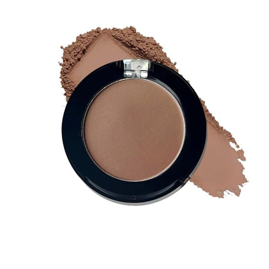 Monochrome Matte Highlighting Pressed Powder | 2025 Trend Silky-Soft, Long-Lasting Brightening & Setting Powder, Multipurpose Face Eye Shadow makeup, Oil-control Natural Finish | Talc-Free (06#-B)