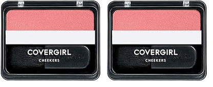 COVERGIRL Cheekers Blush, Flushed, 0.120 Ounce, 1 Count (Pack of 2)