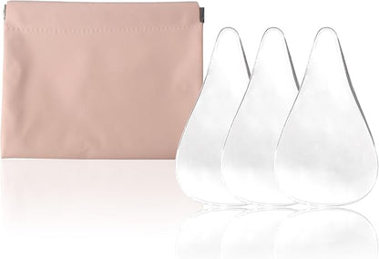 Drop-Shaped Camel Toe Concealer | Invisible, Seam-Free Protector | Reusable PU Film & Silicone for Women’s Swimwear, Leggings & Activewear (3-Pack)