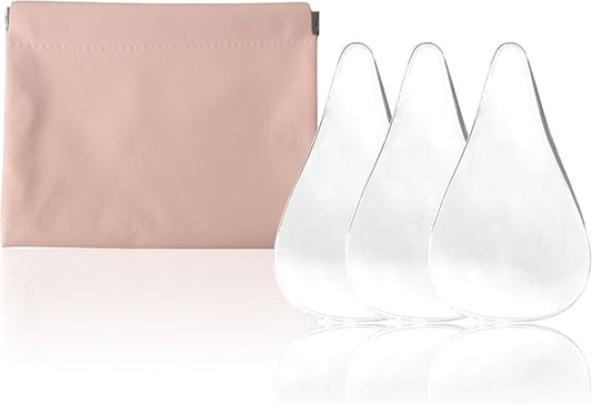 Drop-Shaped Camel Toe Concealer | Invisible, Seam-Free Protector | Reusable PU Film & Silicone for Women’s Swimwear, Leggings & Activewear (3-Pack)