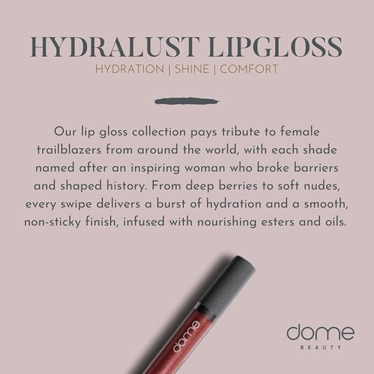 Hydralust Lipgloss - Hydrating Lip Gloss for Glossy Lips, Lightweight, Non-Sticky Formula, Clean Beauty Lip Makeup, Moisturizing Shine, Vegan, Cruelty-Free (Frida, 0.20 oz)