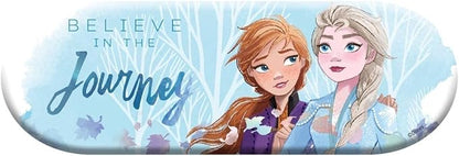 Disney Frozen Adventure Lip and Face Tin - Tin Canister with 11-Pops of Colour and Accessories for Lips and Face - Makeup Set for Kids - Gift for Girls