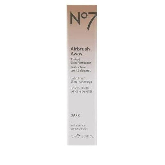 No7 Airbrush Away Tinted Skin Perfect Dark 1.35oz Cream
