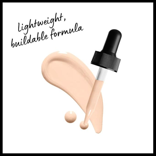 NYX PROFESSIONAL MAKEUP Total Control Pro Drop Foundation, Skin-True Buildable Coverage - Light Pale