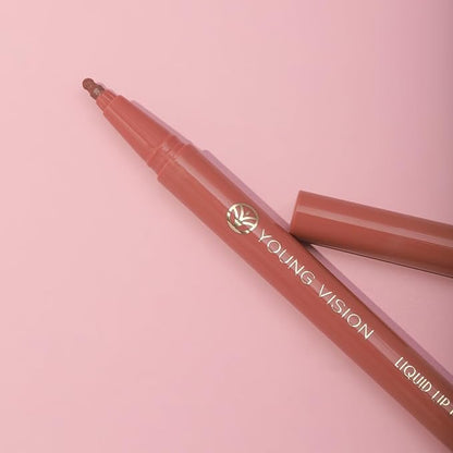 YOUNG VISION 6-Pc Lip Liner Set, Gourd-Shaped Precision Tip, Long-Lasting, Smudge-Proof, Easy Glide Nude Matte Lip Contour for Women, Perfect for Precise Lip Definition, Gift Set