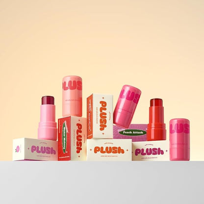 Plush Water Jelly Lip & Cheek Tint – Water Melong, 10g (0.35oz) | Lightweight & Buildable Tint for a Natural, Fresh Glow
