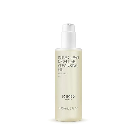 KIKO Milano Pure Clean Micellar Cleansing Oil | Micellar Oil Cleanser And Make-Up Remover