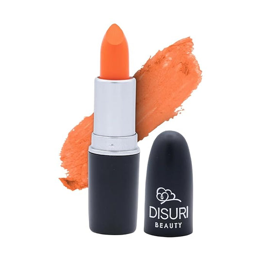 Matte Bullet Long Wear Lipstick - Vegan and Cruelty-Free - Smudge and Waterproof Matte Lipstick with Moisturizing Formula - All Day Comfort - (Tangerine Dream #14)