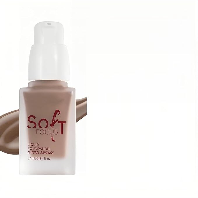 Full Coverage Foundation 10 Colors Natural Lightweight Smooth Creamy Foundation Long-lasting Longwear Matte Oil-Control Foundation (Color 10)