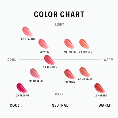 BRAYE Thin Glow Tint | Effortless Pen Tint | Hydrating Water-Grip Shine | Vegan & Cruelty-Free | Long-Lasting Buildable Color l 02 MINGLE
