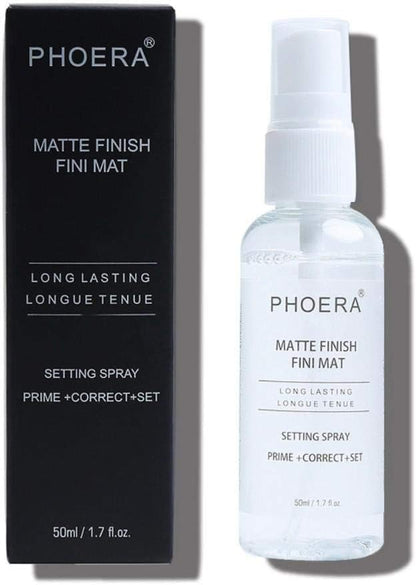 Full Coverage Makeup Set with Foundation (102 Nude & 104 Buff Beige), Primer Gel & Setting Spray - Complete Face Cosmetics Kit for Women