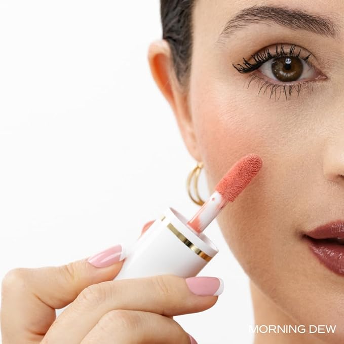 Blissful Moment Dewy Liquid Blush (Morning Dew, 0.27 Fl Oz)
