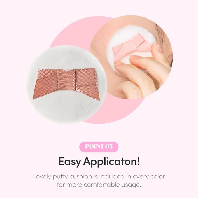 ETUDE Lovely Cookie Blusher - Apricot Peach Mousse 4g | Glowing & Natural Powder Blush with Long-Lasting Sebum Control | Easy Application | Korean Makeup, Perfect for Gift