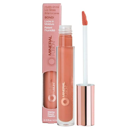 Mineral Fusion HydroShine Lip Gloss, Bondi, 0.15 Ounce
