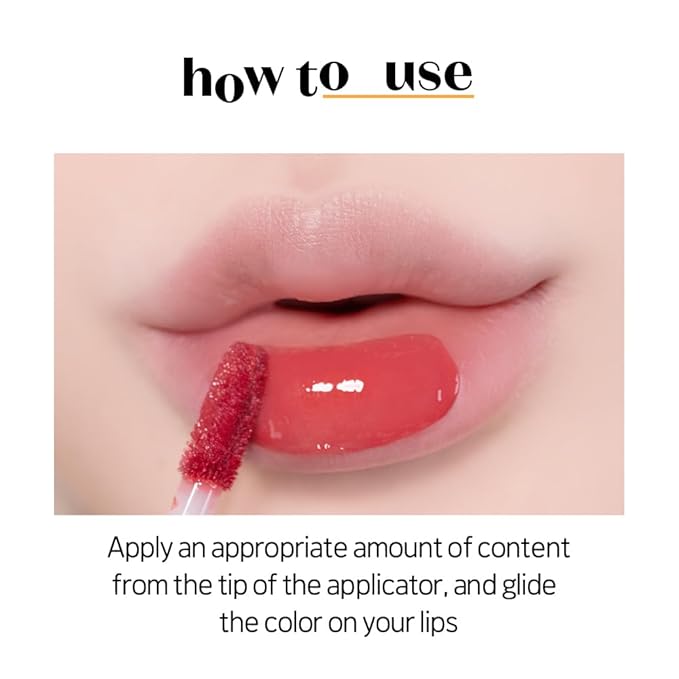 ETUDE Over Glowy Tint #4 Milk Brew | Non-Sticky Vegan Lip Tint | Moisturized & Long-lasting Lip Gloss | Daily Lip Stain for Dry Lips, Korean Makeup, K-beauty