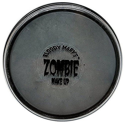Gray Zombie Foundation Wheel For Theater, Costume, Halloween By Bloody Mary