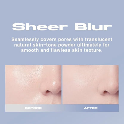 The Blur Finish Powder + The Blur Finish Powder Puff 5P BUNDLE SET