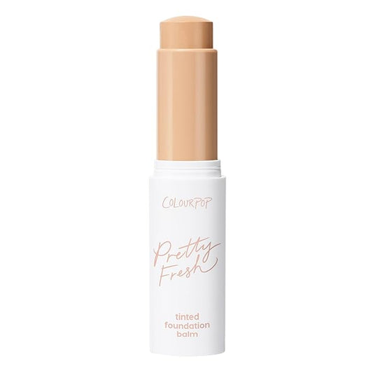 ColourPop Pretty Fresh Tinted Foundation Stick - Balm to Cream Foundation with Light to Medium Coverage - Infused with Hydrating Hyaluronic Acid, Peptides & Niacinamide - Light 7 (0.29 oz)