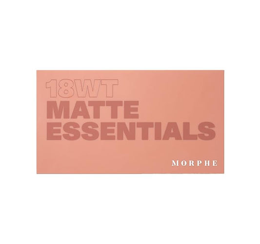 Morphe 18WT Makeup Palette - Matte Essentials Artistry Palette with Warm Toned, All-Matte Shades - Made to Build, Blend & Layer Flawlessly for Everyday, Versatile Makeup Looks (0.68 oz)