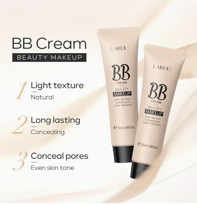 Ultimate Coverage Waterproof Cream, 30ml, Long-Lasting, Oil-Control, Pore-Hiding Makeup, Flawless, Even-Toned Skin, Natural, Ivory, and Tan Shades