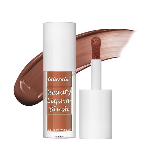 Velvet Liquid Blush, Natural Matte Finish Looking, Dewy Cheek Tint, Soft Cream Face Blush,Moisturizing Lightweight Blendable Feel,Long-Lasting-102#