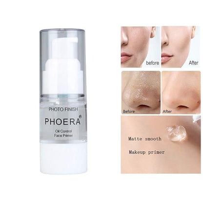 PHOERA Primer Face Foundation Primers,Face Primer for Makeup Long Lasting Hydrating Smoothing Isolated Moisturizing Oil Free Effect Make Up Base Matte Makeup Primer (2 * 18ml)