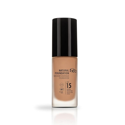 SALERM - Fluid Foundation - Natural Foundation - 30 ml - Color F40 - Homogeneous, Natural, and Shine-Free Finish - Buildable Medium Coverage - Long-Lasting - Lightweight Texture - with SPF 15