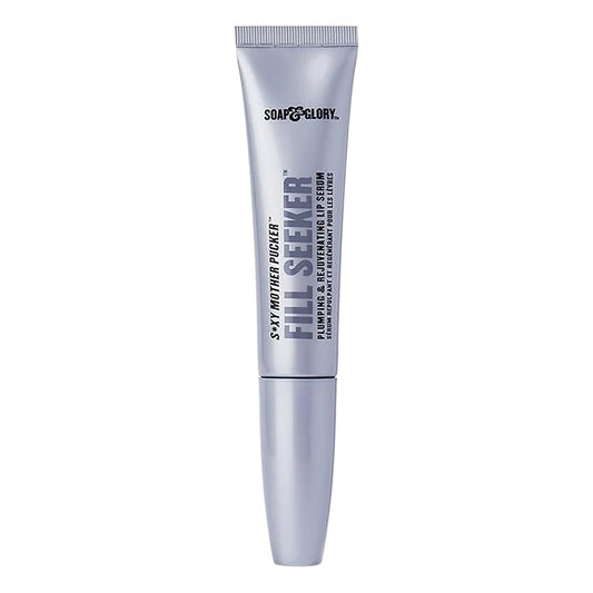 Soap & Glory Sexy Mother Pucker Fill Seeker Lip Plumper Gloss - Plumping Lip Gloss for Smooth & Moisturized Feel - Rejuvenating Serum with Long-Lasting Hydration (0.5 fl oz)