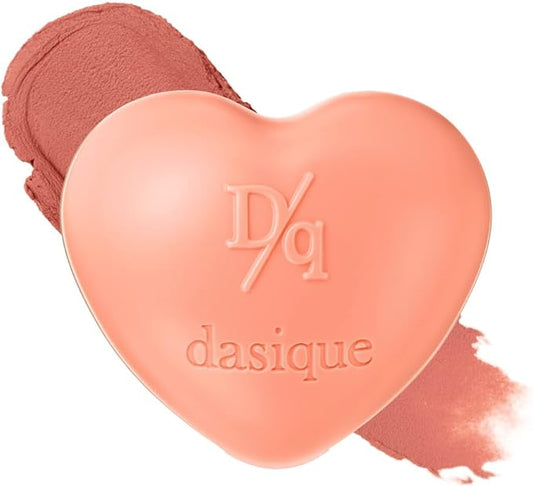 dasique Souffle Color Pot #01 Salmon Buff – Makeup Blush, Buildable Silky-Smooth Texture, Build-In Mini Brush, Multi-Use For Cheek and Lip