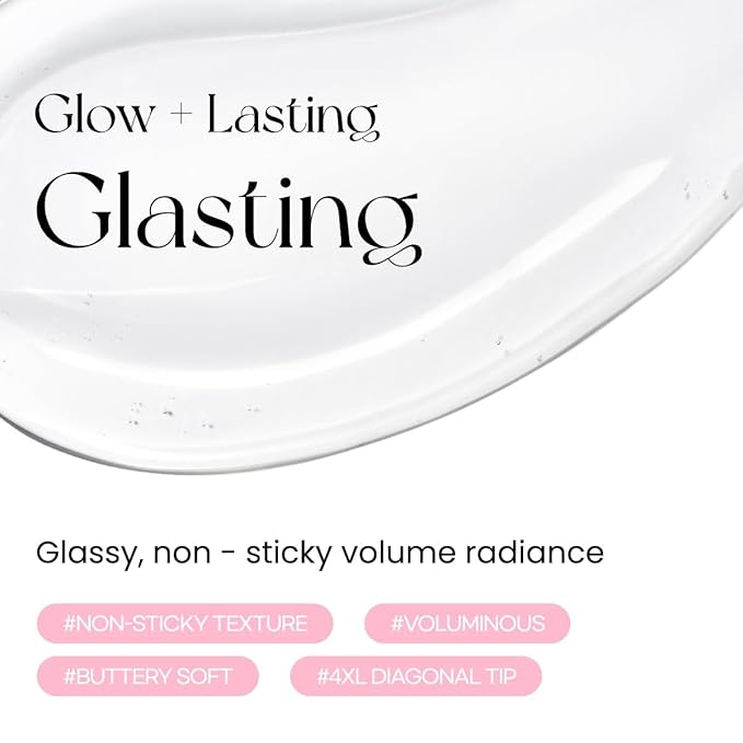 Peripera Ink Glasting Lip Gloss | Non-Sticky, High-Shine, 4XL Wand For Easy Application, Comfortable, Plumping, Fuller-Looking Lips, Moisturizing, Long-Lasting, Vegan (Crystal Clear)