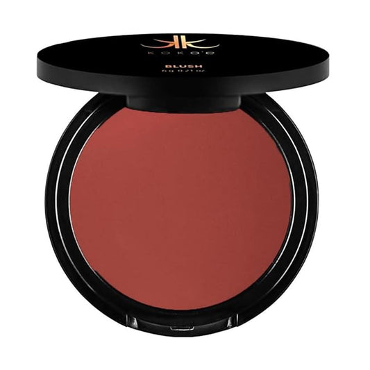 Koko'e Cosmetics Blush powder Makeup, Fresh Glow & Long-Lasting, face makeup (Deep Rusty Brown)
