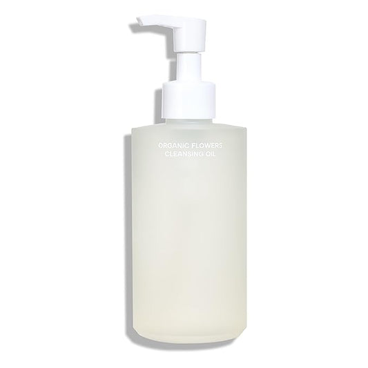 Whamisa Organic Flowers Cleansing Oil, Face Cleanser, Postbiotic-Rich Makeup Remover for Deep Cleansing, Pore Care, Rolling, Fermented, Easy Clean (260ml)
