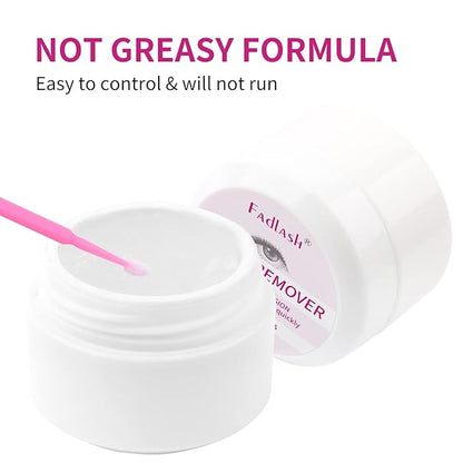 Lash Extension Remover 5g Cream Sensitive Skin Lash Glue Remover Quickly and Low Irritation Lash Remover Eyelash for Salon Lash by FADLASH (tasteless)