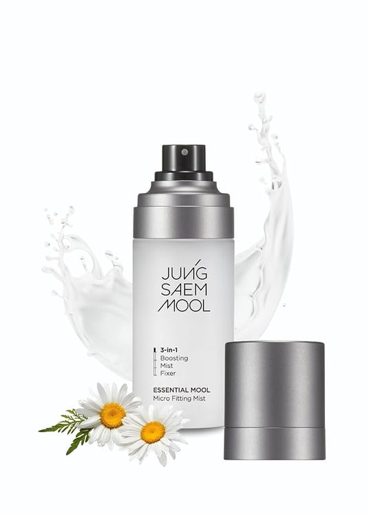 [JUNGSAEMMOOL OFFICIAL] Essential Mool Micro Fitting Face Mist (55ml) | Facial Spray | Setting Spray for Makeup and Face Primer | Hydrating Ultra Fine Mist | Glow Finish