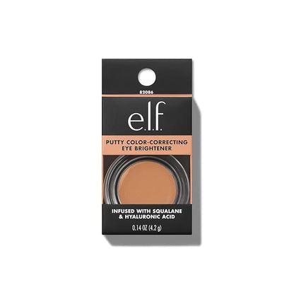 e.l.f. Putty Color-Correcting Eye Brightener, Under-eye Brightener & Primer Reduces Appearance Of Dark Circles, Vegan & Cruelty-Free, Medium/Tan