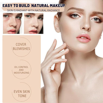 Cc Cream Self Adjusting for Mature Skin,Skin Tone Adjusting Primer SPF 50,Cosmetics Foundation Cream Colour Correcting for Older Women (lvory)