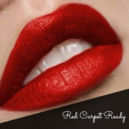 Premium Long Lasting Matte Red Lip Liner Pencil |Red Carpet Ready Red | Plus Hydrating Ultimate Oil-in-Gel Remover