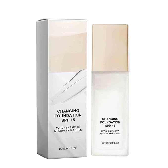 Skye Color Changing Magic Foundation, Magical Color Changing Foundation, Hydrating, Natural and Light Suitable for All Skin Types (1pcs, 30ML)