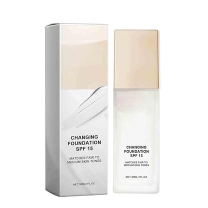 Skye Color Changing Magic Foundation, Magical Color Changing Foundation, Hydrating, Natural and Light Suitable for All Skin Types (1pcs, 30ML)