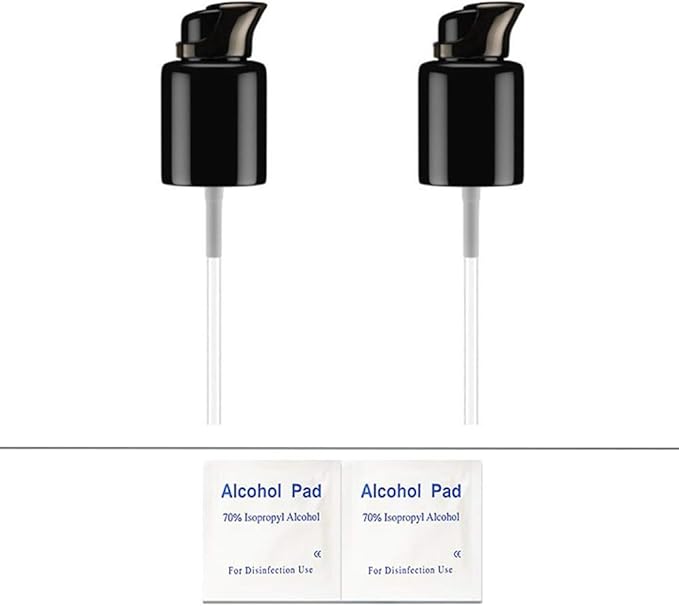 2PCS Replacement Foundation Pump for MAC Studio Fix Fluid Foundation(Black)