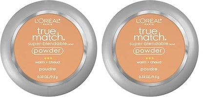 L'Oréal Paris True Match Super-Blendable Powder, Fresh Beige, 0.33 oz. (Pack of 2)