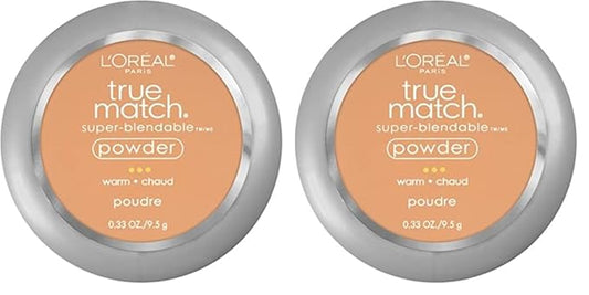 L'Oréal Paris True Match Super-Blendable Powder, Fresh Beige, 0.33 oz. (Pack of 2)