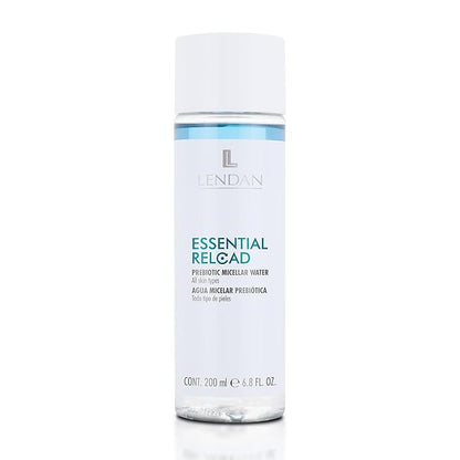 LENDAN - Micellar Water - Essential Reload Prebiotic - 200 ml - for All Skin Types - Alcohol and Paraben-Free Makeup Remover - Gentle Cleansing - with Prebiotic Ingredients