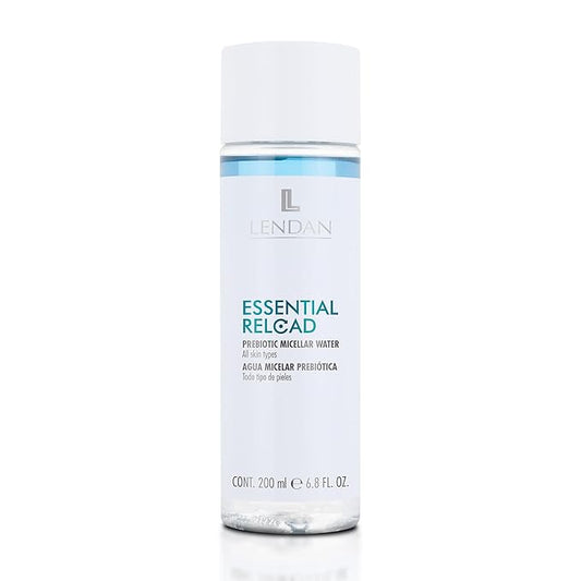 LENDAN - Micellar Water - Essential Reload Prebiotic - 200 ml - for All Skin Types - Alcohol and Paraben-Free Makeup Remover - Gentle Cleansing - with Prebiotic Ingredients