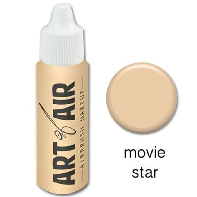 Airbrush Makeup - Foundation 1/2oz Bottle Choose Color (1/2 oz Movie Star)
