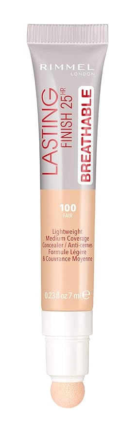 Rimmel Lasting Finish Breathable Concealer, Fair, 0.23 Fl Oz, Pack of 2
