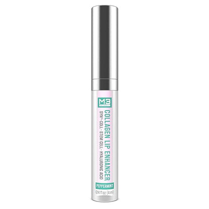 Collagen Lip Plumper Clinically Proven Lip Enhancer for Fuller Softer Lips Increased Elasticity Reduce Fine Lines Hydrating Plump Gloss Lipstick Primer 4 ml (Teal) by M3 Naturals