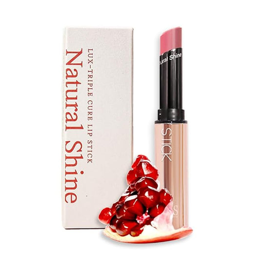 Lux Triple Cure Lipstick Tyche (Pink Coral) (0.12oz) Natural Tinted Korean Lip Balm, Petroleum/Paraben Free natural ingredients moisturizing + exfoliating + coloring all at once,lip balm hydrating